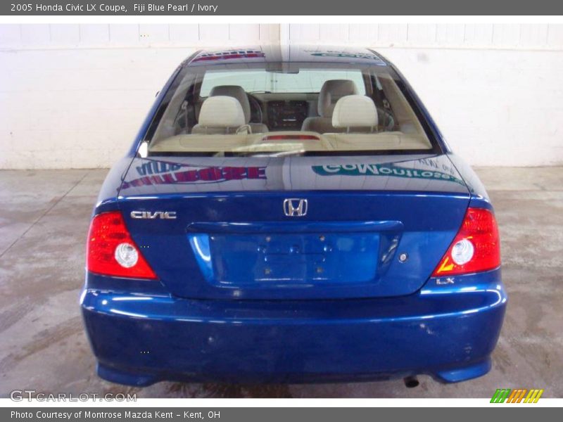 Fiji Blue Pearl / Ivory 2005 Honda Civic LX Coupe