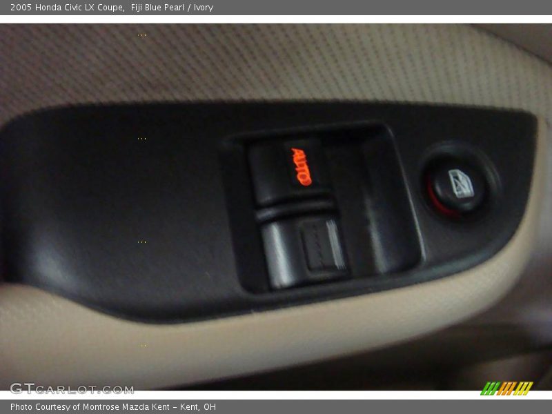 Fiji Blue Pearl / Ivory 2005 Honda Civic LX Coupe