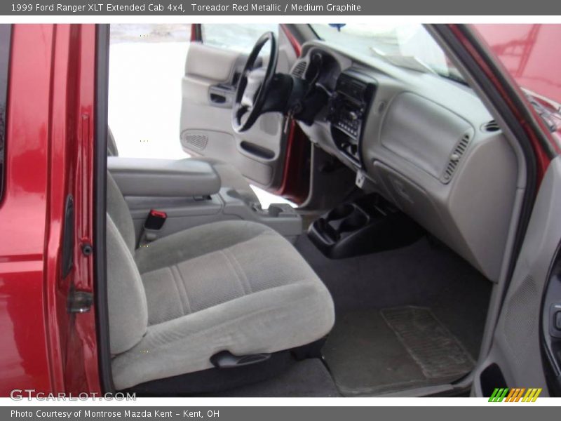 Toreador Red Metallic / Medium Graphite 1999 Ford Ranger XLT Extended Cab 4x4