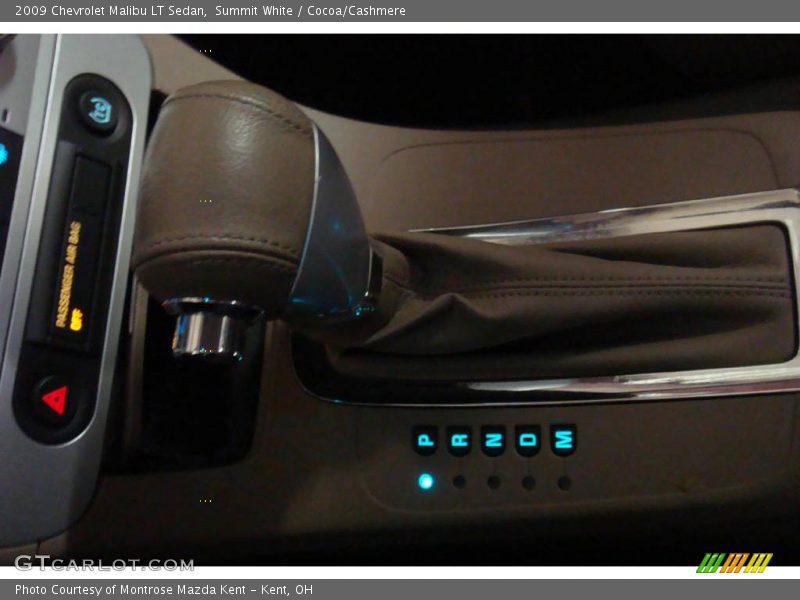 Summit White / Cocoa/Cashmere 2009 Chevrolet Malibu LT Sedan