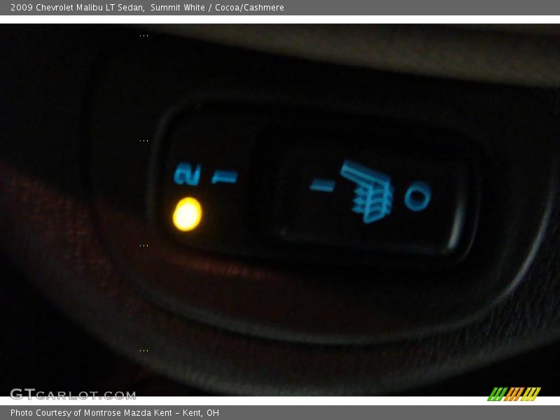 Summit White / Cocoa/Cashmere 2009 Chevrolet Malibu LT Sedan