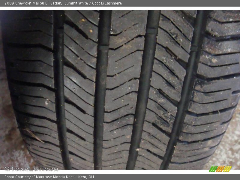 Summit White / Cocoa/Cashmere 2009 Chevrolet Malibu LT Sedan