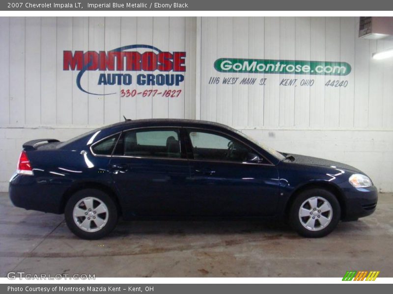 Imperial Blue Metallic / Ebony Black 2007 Chevrolet Impala LT