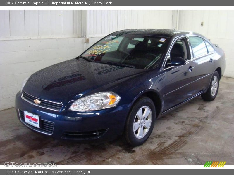 Imperial Blue Metallic / Ebony Black 2007 Chevrolet Impala LT