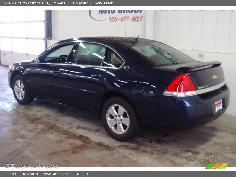 Imperial Blue Metallic / Ebony Black 2007 Chevrolet Impala LT