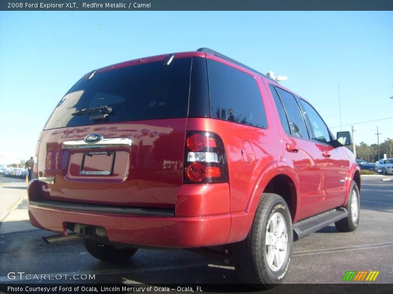 Redfire Metallic / Camel 2008 Ford Explorer XLT