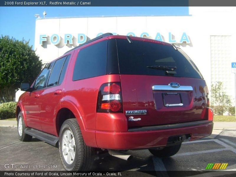Redfire Metallic / Camel 2008 Ford Explorer XLT