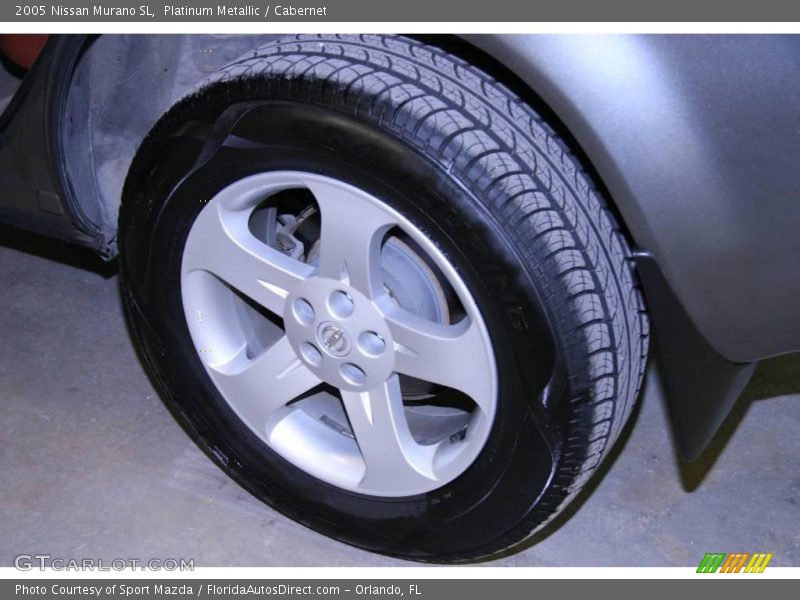 Platinum Metallic / Cabernet 2005 Nissan Murano SL