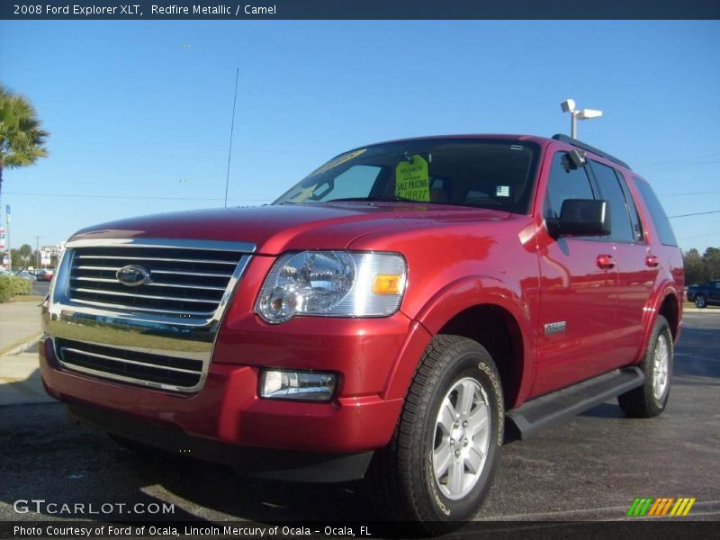 Redfire Metallic / Camel 2008 Ford Explorer XLT