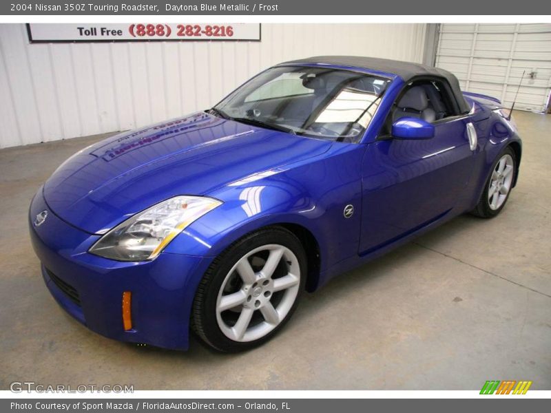 Daytona Blue Metallic / Frost 2004 Nissan 350Z Touring Roadster