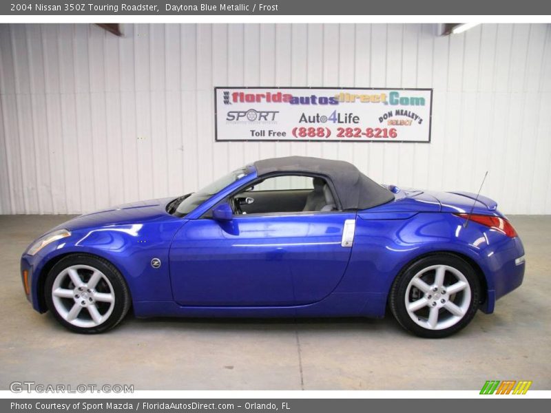 Daytona Blue Metallic / Frost 2004 Nissan 350Z Touring Roadster