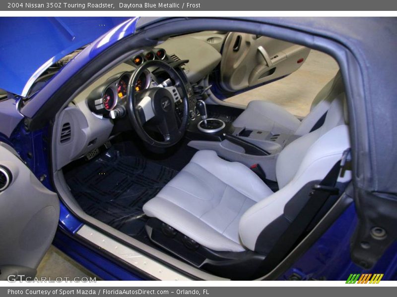Daytona Blue Metallic / Frost 2004 Nissan 350Z Touring Roadster