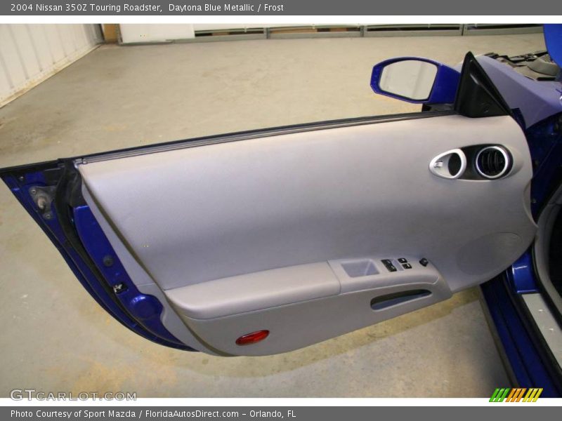 Daytona Blue Metallic / Frost 2004 Nissan 350Z Touring Roadster