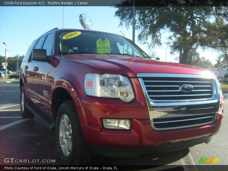Redfire Metallic / Camel 2008 Ford Explorer XLT