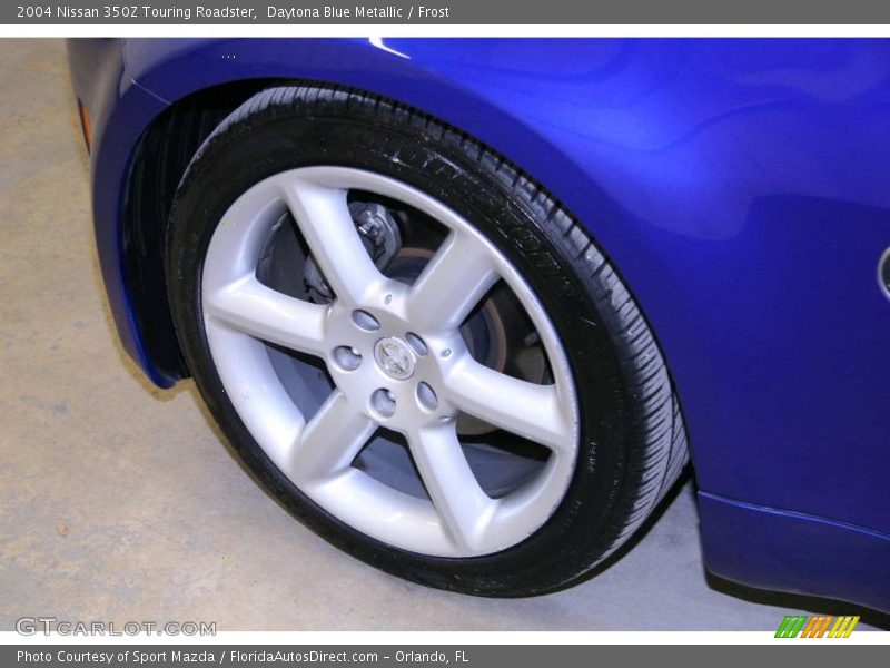 Daytona Blue Metallic / Frost 2004 Nissan 350Z Touring Roadster
