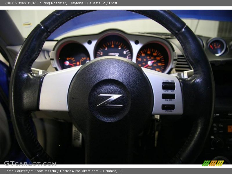 Daytona Blue Metallic / Frost 2004 Nissan 350Z Touring Roadster