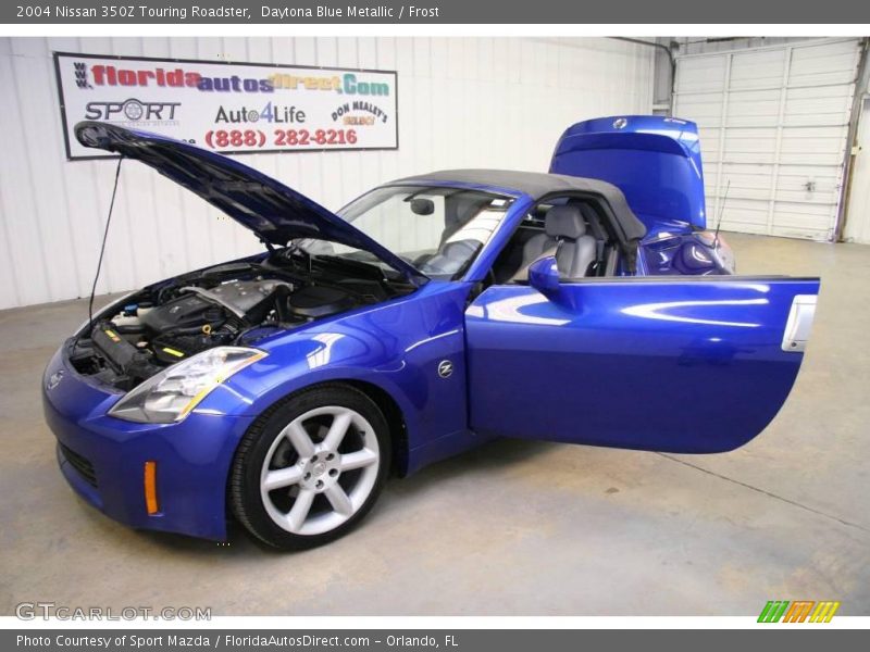 Daytona Blue Metallic / Frost 2004 Nissan 350Z Touring Roadster