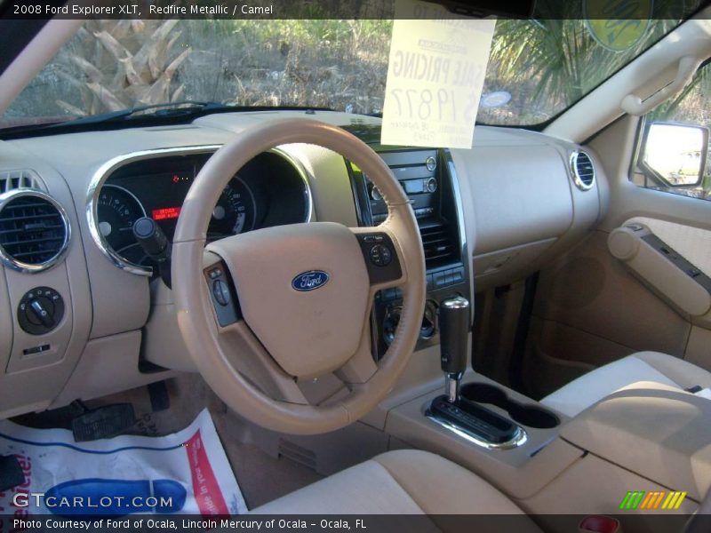 Redfire Metallic / Camel 2008 Ford Explorer XLT