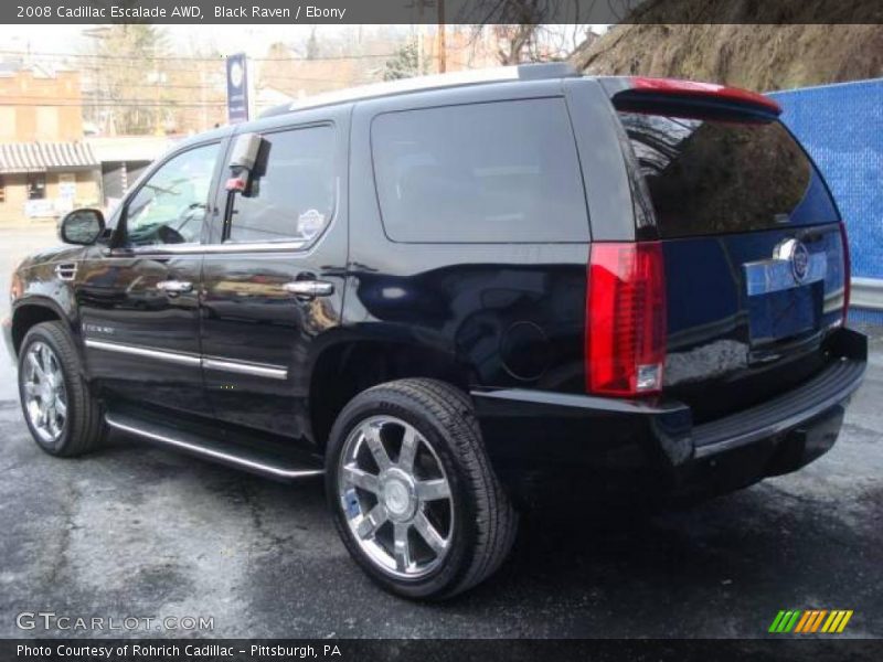 Black Raven / Ebony 2008 Cadillac Escalade AWD