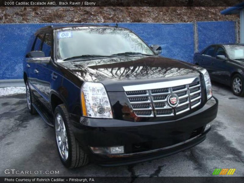 Black Raven / Ebony 2008 Cadillac Escalade AWD
