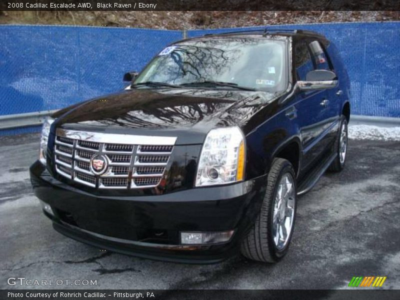 Black Raven / Ebony 2008 Cadillac Escalade AWD
