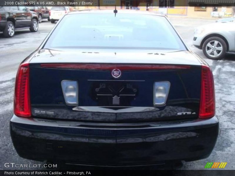 Black Raven / Ebony 2008 Cadillac STS 4 V6 AWD
