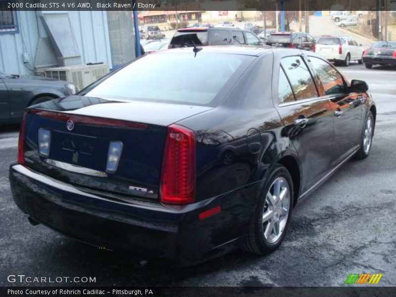 Black Raven / Ebony 2008 Cadillac STS 4 V6 AWD