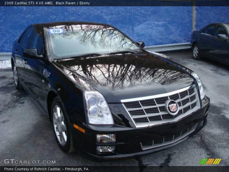 Black Raven / Ebony 2008 Cadillac STS 4 V6 AWD