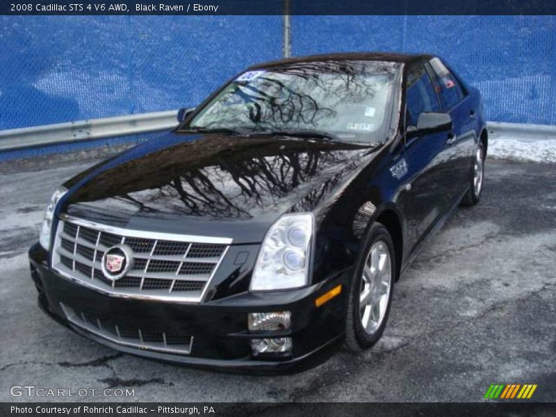 Black Raven / Ebony 2008 Cadillac STS 4 V6 AWD