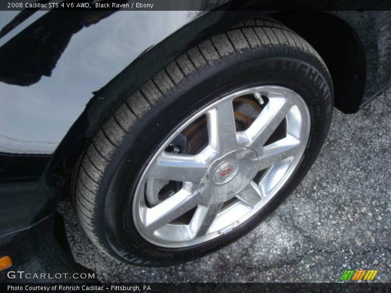 Black Raven / Ebony 2008 Cadillac STS 4 V6 AWD