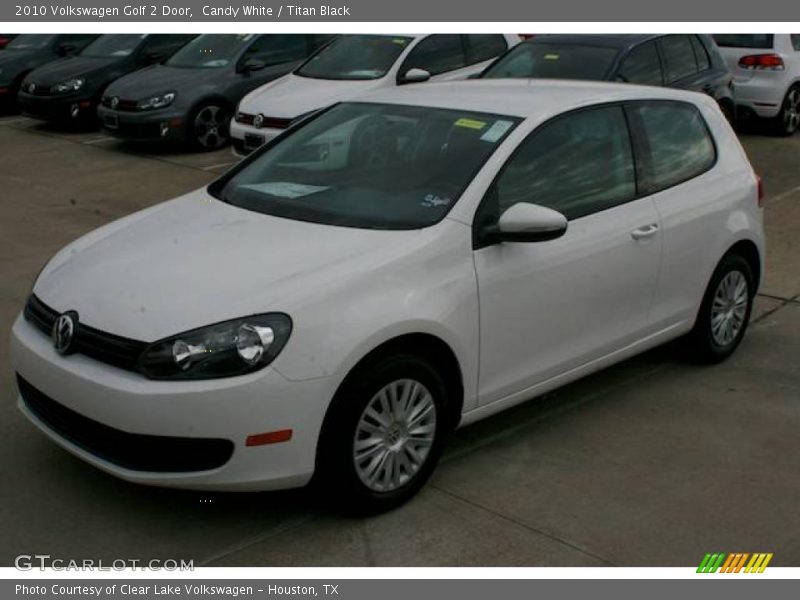 Candy White / Titan Black 2010 Volkswagen Golf 2 Door