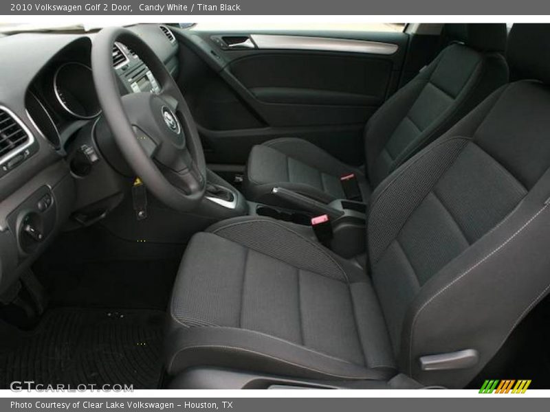 Candy White / Titan Black 2010 Volkswagen Golf 2 Door