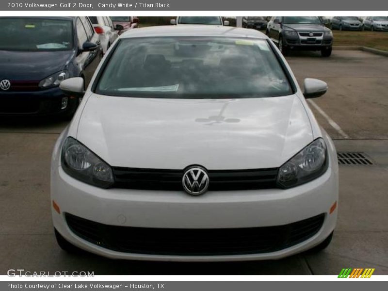 Candy White / Titan Black 2010 Volkswagen Golf 2 Door