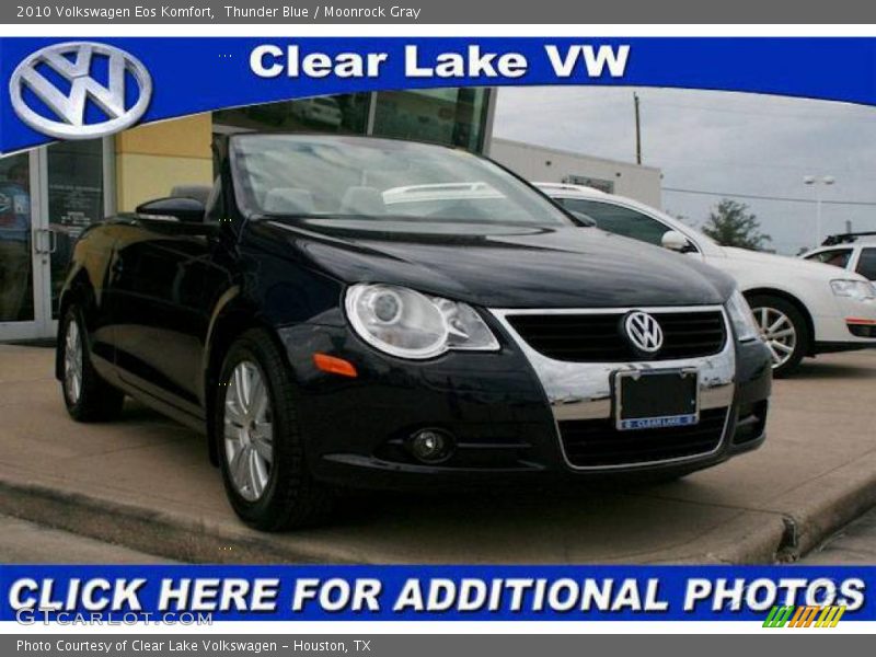 Thunder Blue / Moonrock Gray 2010 Volkswagen Eos Komfort