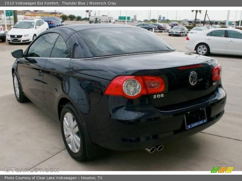 Thunder Blue / Moonrock Gray 2010 Volkswagen Eos Komfort