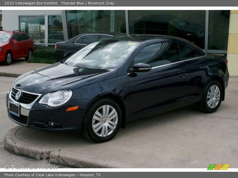 Thunder Blue / Moonrock Gray 2010 Volkswagen Eos Komfort