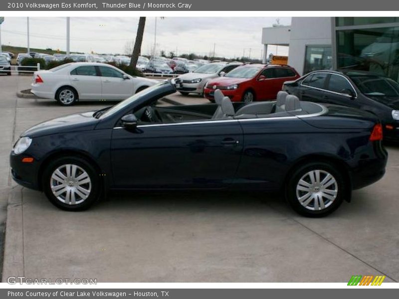 Thunder Blue / Moonrock Gray 2010 Volkswagen Eos Komfort