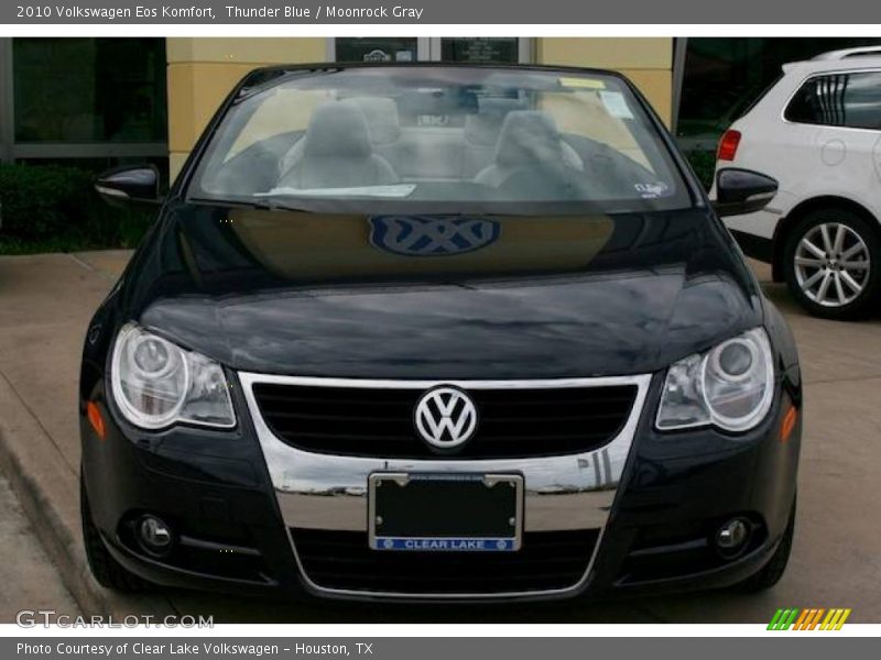Thunder Blue / Moonrock Gray 2010 Volkswagen Eos Komfort