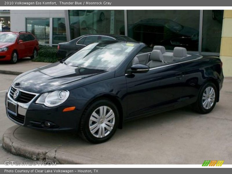 Thunder Blue / Moonrock Gray 2010 Volkswagen Eos Komfort