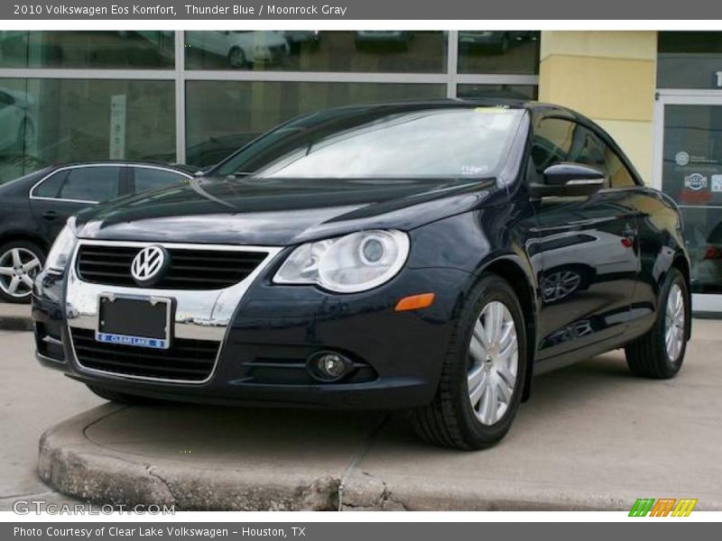 Thunder Blue / Moonrock Gray 2010 Volkswagen Eos Komfort