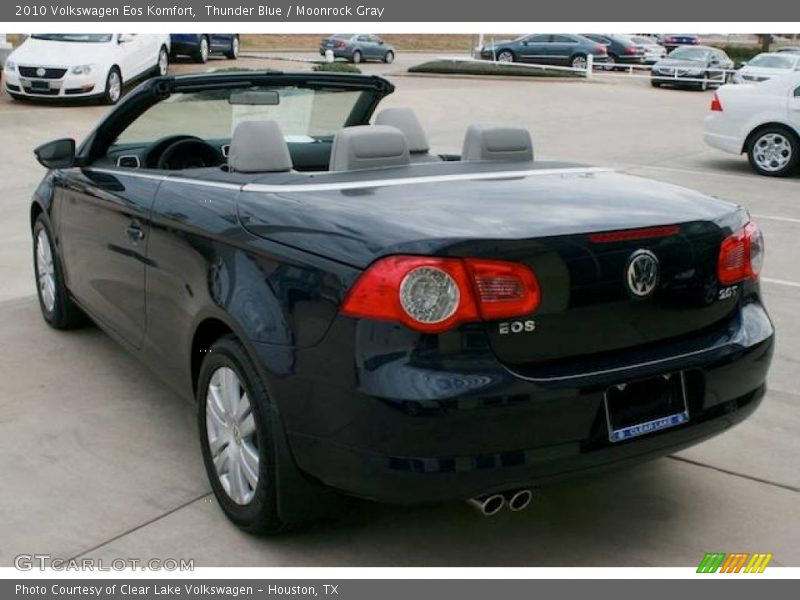 Thunder Blue / Moonrock Gray 2010 Volkswagen Eos Komfort