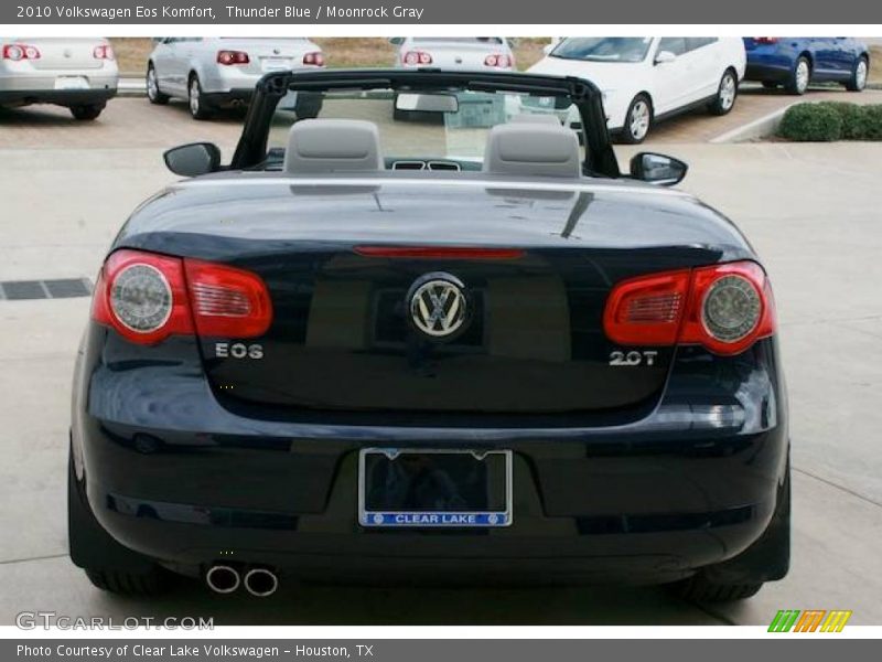 Thunder Blue / Moonrock Gray 2010 Volkswagen Eos Komfort