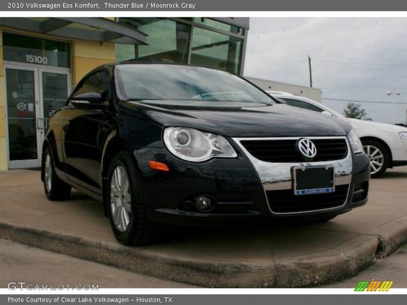 Thunder Blue / Moonrock Gray 2010 Volkswagen Eos Komfort