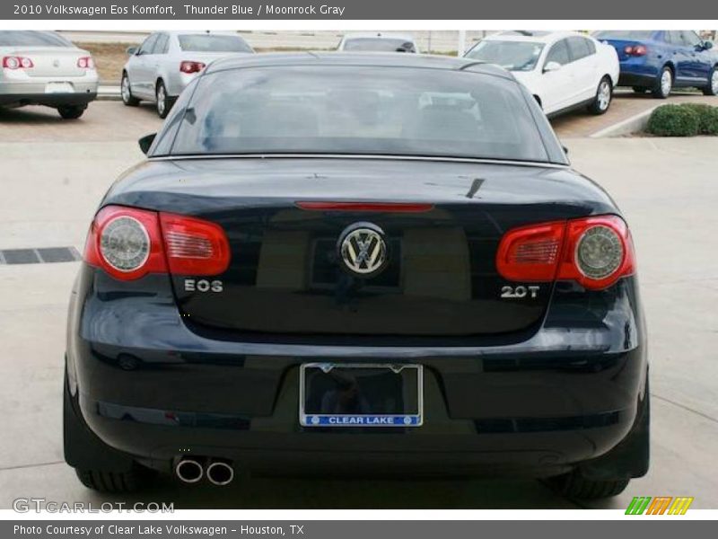 Thunder Blue / Moonrock Gray 2010 Volkswagen Eos Komfort