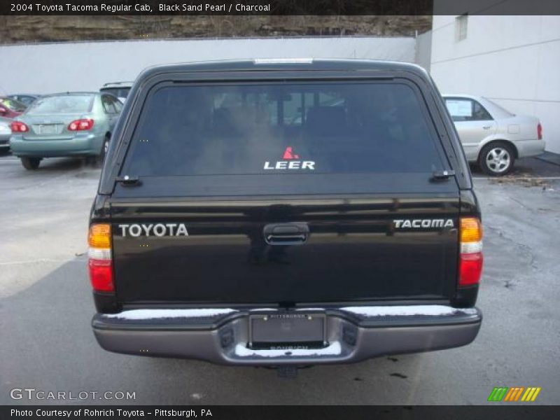 Black Sand Pearl / Charcoal 2004 Toyota Tacoma Regular Cab