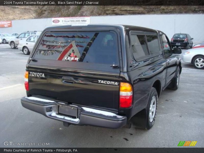 Black Sand Pearl / Charcoal 2004 Toyota Tacoma Regular Cab