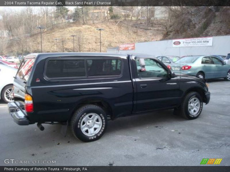 Black Sand Pearl / Charcoal 2004 Toyota Tacoma Regular Cab