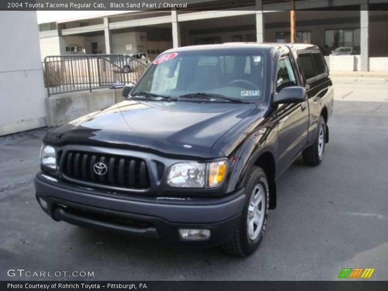 Black Sand Pearl / Charcoal 2004 Toyota Tacoma Regular Cab