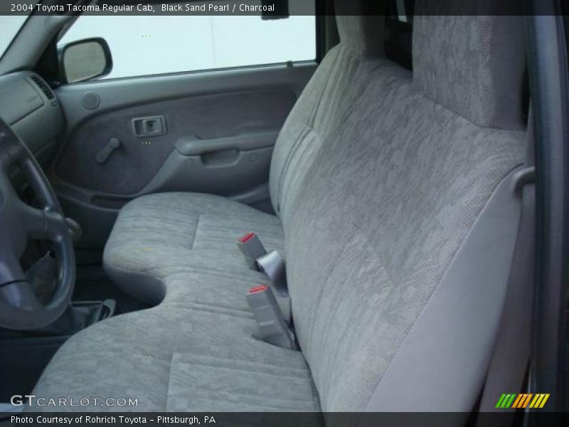 Black Sand Pearl / Charcoal 2004 Toyota Tacoma Regular Cab