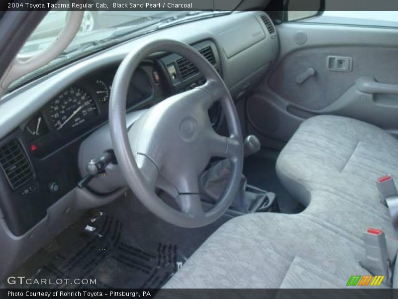 Black Sand Pearl / Charcoal 2004 Toyota Tacoma Regular Cab